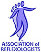 logo of the Association of Reflexologists of which Lesley Cook is a qualified member.
